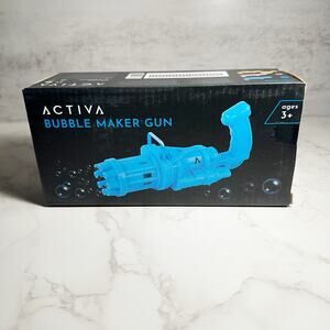Active Bubble Maker Gun In The Color Blue Ages 3+